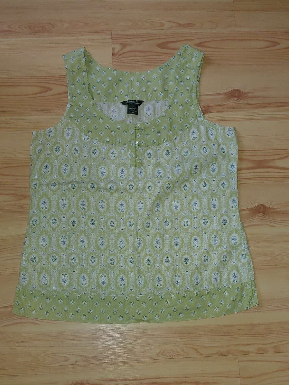 Eddie Bauer 100% Cotton Sleeveless Top